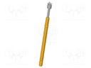 Test needle; Operational spring compression: 4mm; 5A; Ø: 2mm; 5N