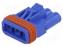 Connector: wire-wire/PCB; 570,E-Seal; plug; female; PIN: 3; IP67