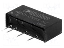 Converter: DC/DC; 1W; Uin: 4.5÷5.5V; 5VDC; Iout: 200mA; SIP7; 2.3g