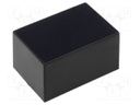 Enclosure: designed for potting; X: 22mm; Y: 32mm; Z: 17.2mm; ABS