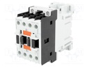 Contactor: 3-pole; NO x3; Auxiliary contacts: NC; 220VDC; 9A; DIN