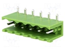 Pluggable terminal block; Contacts ph: 5.08mm; ways: 6; socket