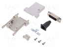 D-Sub; PIN: 26; plug; female; straight; soldering; for cable; black
