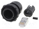 Plug; RJ45; DC; PIN: 8; Cat: 6; shielded; Layout: 8p8c; IP67,IP68; IDC
