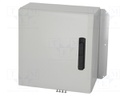 Enclosure: wall mounting; X: 500mm; Y: 500mm; Z: 210mm; ARCA; grey
