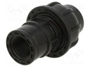 Splice terminal: clamping; Thread: G 1/2" internal; 20mm; Plast