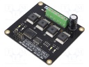 DC-motor driver; 25kHz; PWM,analog; Icont out per chan: 15A