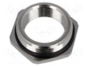 Reduction of threads for glands; Int.thread: M25; brass; nickel