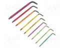 Key set; Torx®,hexagon keys; Pcs: 9; Series: Bicycle