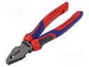 Pliers; universal; 180mm; for bending, gripping and cutting
