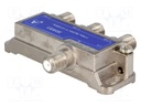 Splitter; screw; 1218MHz; Output: F female x3; Series: 3D Line