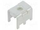 Straight; Plating: tinned; THT,screw terminal; Contacts: copper