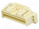 Plug; wire-board; female; CLIK-Mate; 1.5mm; PIN: 24; w/o contacts