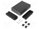 Enclosure: with panel; 50; X: 102mm; Y: 160mm; Z: 37mm; aluminium