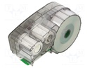 Tape; 12.7mm; 6.4m; green; Character colour: white; self-adhesive