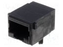 Socket; RJ45; PIN: 8; Cat: 5e; low profile; Layout: 8p8c; THT; on PCBs