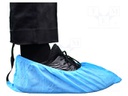 Protective cover shoes; ESD; 1000pcs; blue; 400x180mm