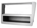 Radio mounting frame; Honda; 1 DIN; silver