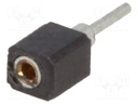 Socket; pin strips; female; PIN: 1; turned contacts,low profile