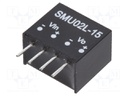 Converter: DC/DC; 2W; Uin: 4.5÷5.5V; Uout: 15VDC; Iout: 27÷133mA