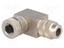 Plug; M12; PIN: 2; female; B code-Profibus; for cable; IP67; 6÷8mm