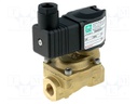 Electromagnetic valve; BSP 1/4"; 8mm; Pressure: 0.1÷16bar; 24VDC