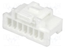 Plug; wire-board; female; Pico-Clasp; 1mm; PIN: 7; w/o contacts