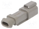 Connector: wire-wire; PX0; plug; male; PIN: 2; IP68; Locking: latch