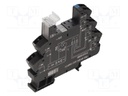 Socket; 10A; DIN; Leads: spring clamps; -40÷60°C; 87.8x90.5x12.8mm