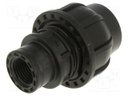 Splice terminal: clamping; Thread: G 1/2" internal; 25mm; Plast