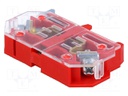 Contact block; 22mm; NEF22,NEF30,NEK22; -15÷30°C; front fixing