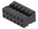 2mm MGrid WtB Rec Crp Hsg PBT Blk 12Ckt