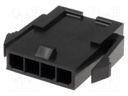 Plug; wire-wire; male; Micro-Fit 3.0; 3mm; PIN: 4; w/o contacts