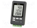 Data logger; DC current; Display: LCD; 132x32x80mm; Temp: max.50°C