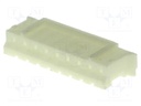 Plug; wire-board; female; NXG; 2mm; PIN: 9; w/o contacts; for cable