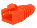 RJ45 plug boot; Colour: orange