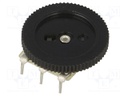 Potentiometer: mounting; single turn,horizontal; 100kΩ; 30mW