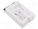 Power supply: switched-mode; LED; 40W; 18÷64VDC; 200÷1050mA; IP20