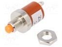 Switch: push-button; Pos: 2; SPST; 3A/125VAC; 2A/24VDC; OFF-(ON)