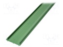 Enclosure base; green; 1000mm