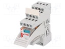 Relay: interface; DPDT; Ucoil: 24VDC; 12A; 12A/250VAC; 12A/24VDC