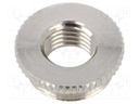 Reduction of threads for glands; Int.thread: M12; brass; nickel