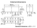 Relay: electromagnetic; 4PST-NO; Ucoil: 12VDC; 4A/250VAC; 3A/30VDC