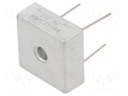 Bridge rectifier: single-phase; Urmax: 600V; If: 35A; Ifsm: 400A