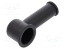 Caps; black; PVC; L: 37mm; Ø: 6mm,11mm; for spark plugs