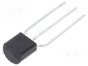 Transistor: PNP; bipolar; 65V; 0.1A; 500mW; TO92