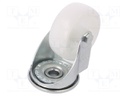 Transport wheel; Ø: 80mm; W: 30mm; H: 107mm; torsional; 152kg