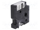 Tape; Width: 9mm; Colour: black; Character colour: white; L: 5.5m