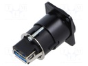 Adapter; USB A socket-back,USB B socket-front; FT; USB 3.0