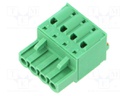 Connector: pluggable terminal block; HW; 10A; 300V; plug; female